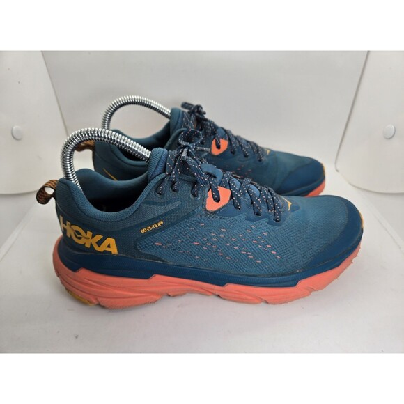 Hoka One One Shoes - Hoka One One Challenger ATR 6 GTX Trail Shoes Women's 7 B Blue Running Sneakers